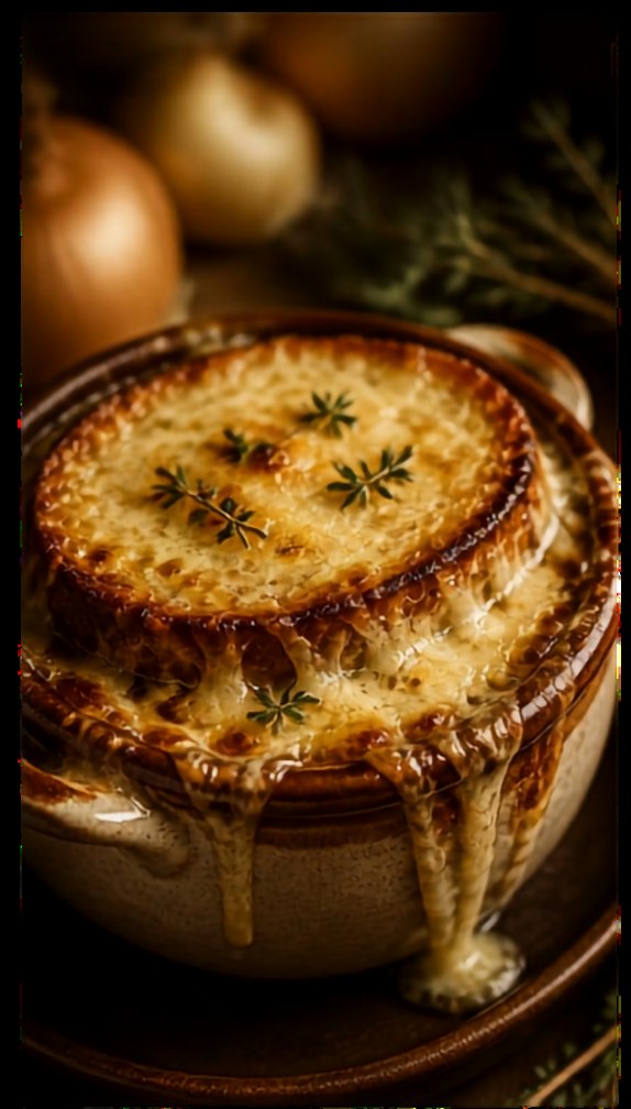 French Onion Soup au Gratin