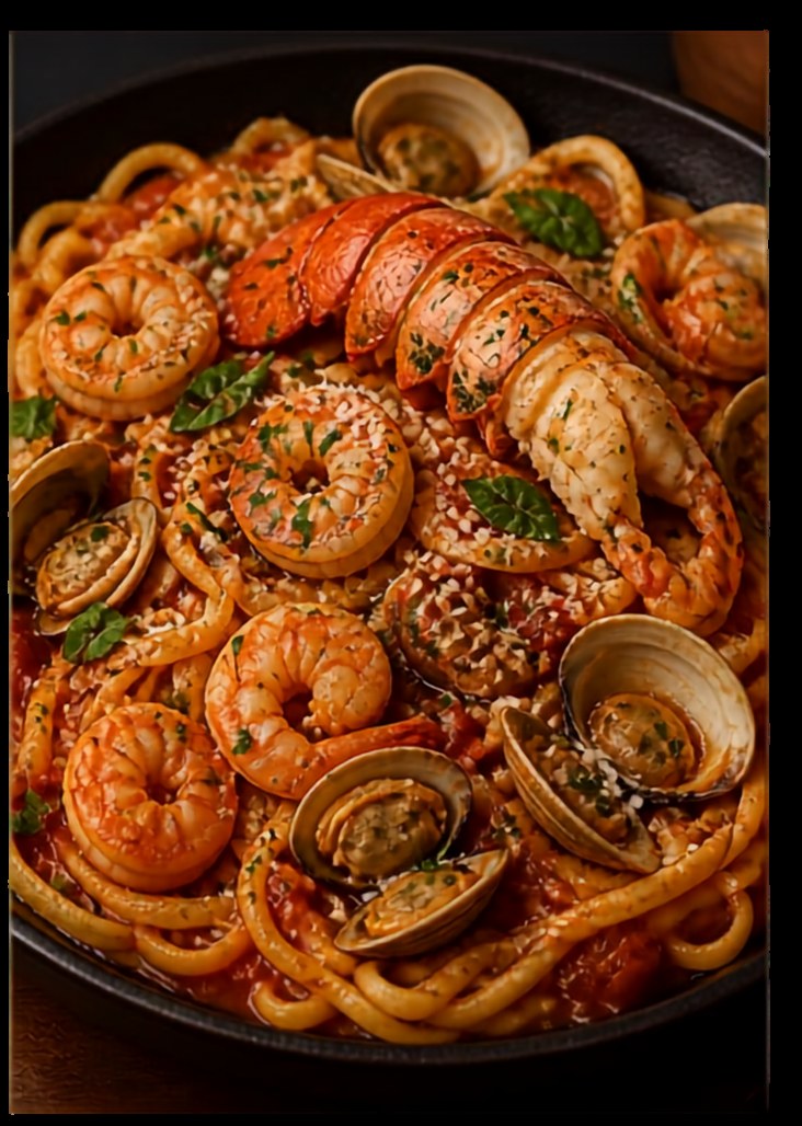 Lobster, Shrimp & Clams Fra Diavolo